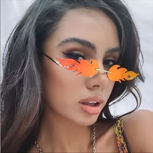 Red flame sunglasses